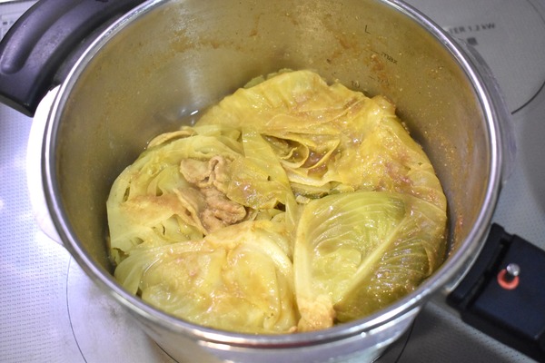 肉詰めキャベツのカレー煮込み (5)