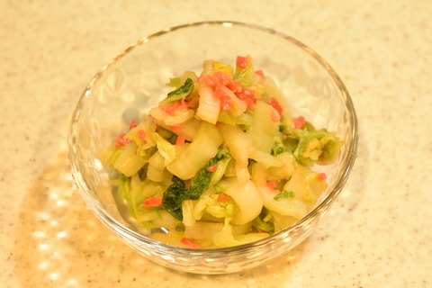 白菜の紅味噌しょうが (7)