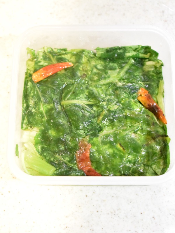大根の葉の漬け物 (7)