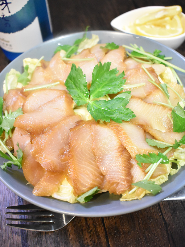 鰤のづけカルパッチョ (2)