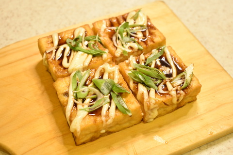 厚揚げソース焼き (5)