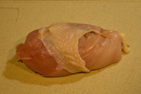鶏むね肉の味噌ロール (6)