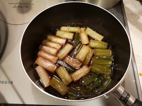 白ねぎのオイスターソース煮 (5)