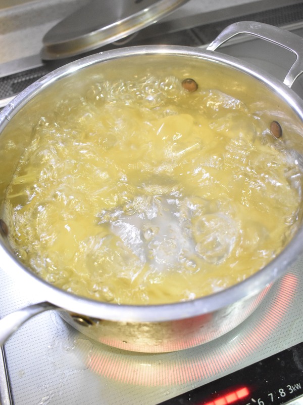レタスたっぷりオイルパスタ (3)