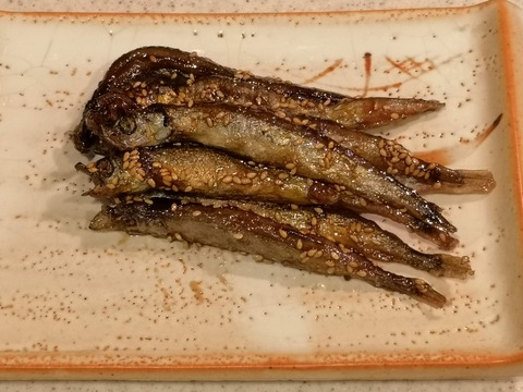 ししゃもの甘酢あえ (9)