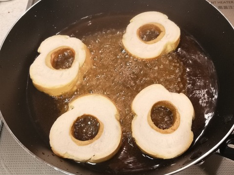 車麩の天かすとじ丼 (3)