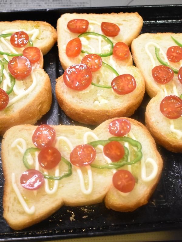 ミニトマトのフレッシュトースト (3)