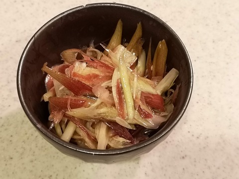 みょうがのお浸し (5)