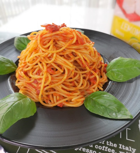 燻製トマトソースパスタ (1)