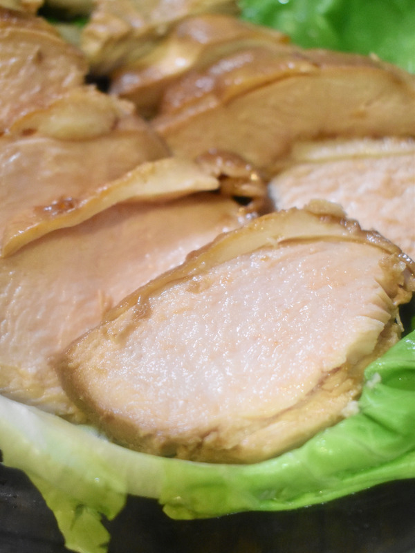鶏むね肉のしょうが醤油漬け (1)