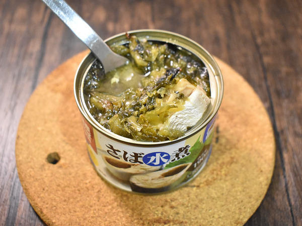 鯖缶の高菜焼き (2)