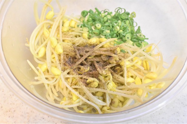 もやしのこしょう和え (4)