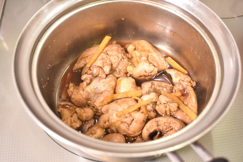 鯛肝の甘辛煮 (8)