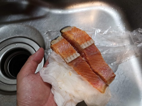 冷凍焼け魚 (2)