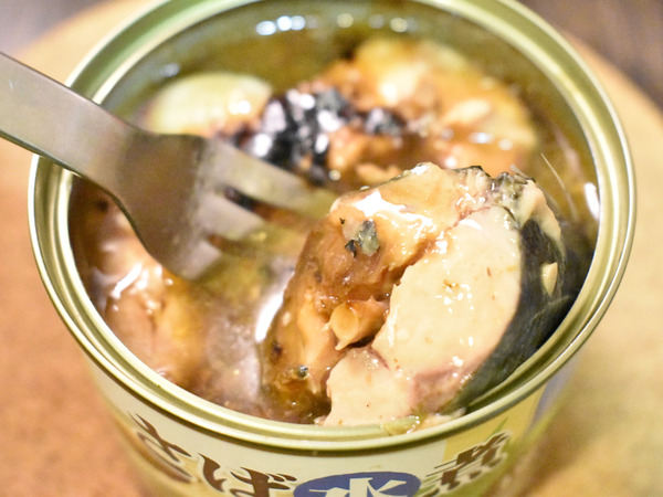 鯖缶のインスタントコーヒー焼き (1)