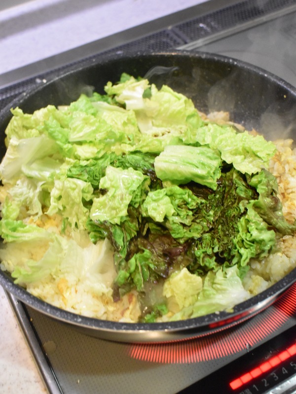 サニーレタス炒飯 (6)