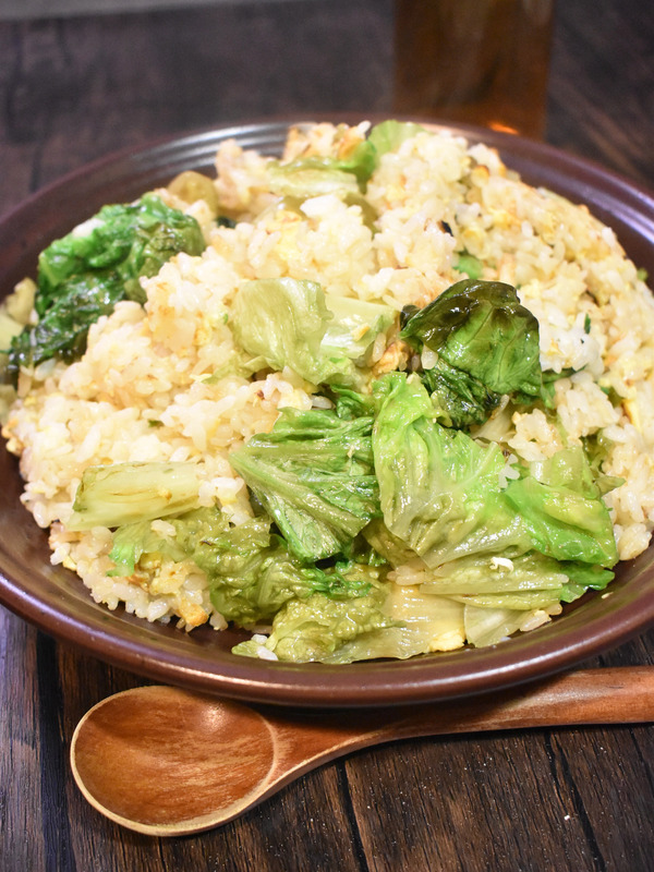 サニーレタス炒飯 (2)