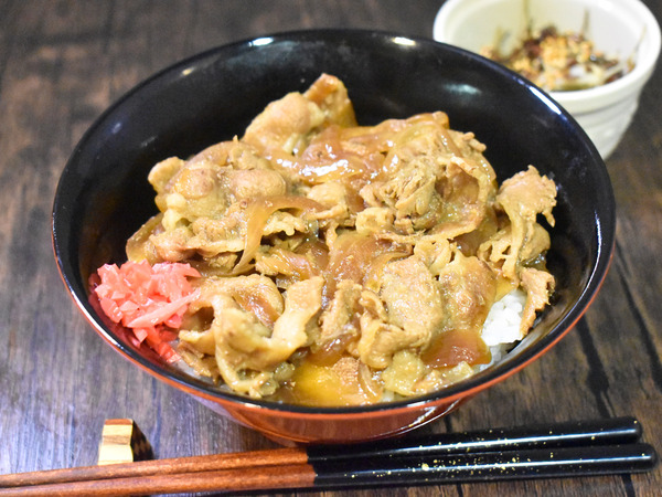バター牛丼 (2)