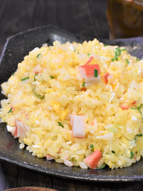 かにかま炒飯 (1)