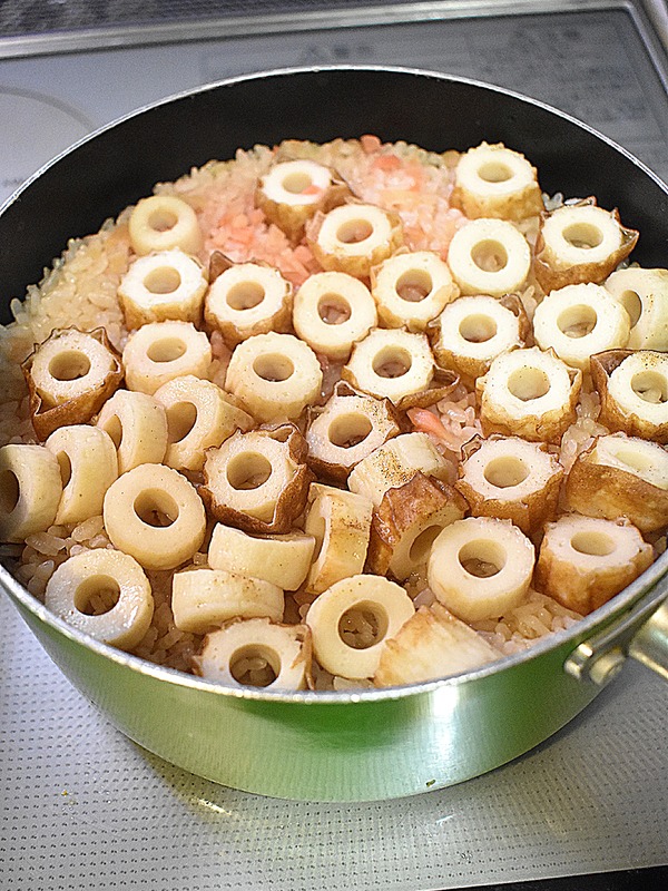 ちくわの炊き込みご飯 (4)