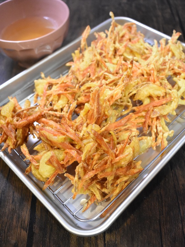 金時人参のかき揚げ (6)