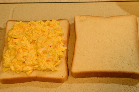 カレー玉子サンド (5)