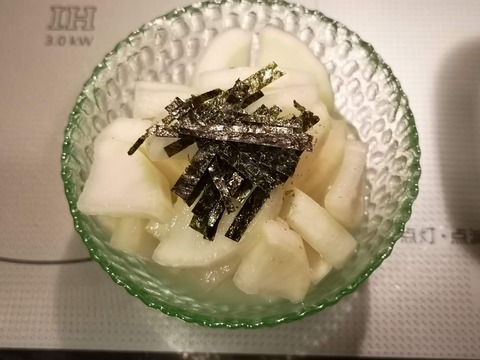 大根のわさび漬け (5)