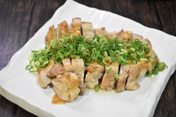 鶏もも肉の塩焼きポン酢 (5)