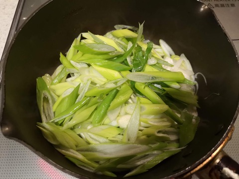 白ねぎオムレツ (3)