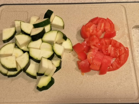 ズッキーニの塩バター炒め (2)