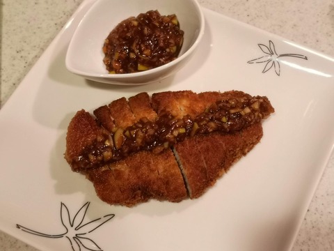 とんかつ　ねぎソース (9)