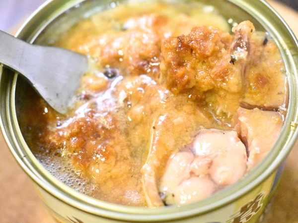 鯖缶のきな粉焼き (1)