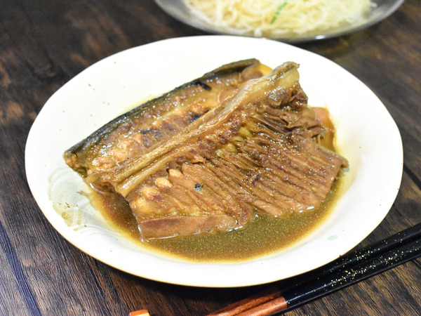 マグロハーモニカの煮付け (2)
