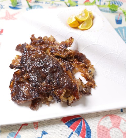 カリカリ牛肉焼き (1)