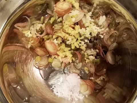みょうがでご飯のお供 (3)