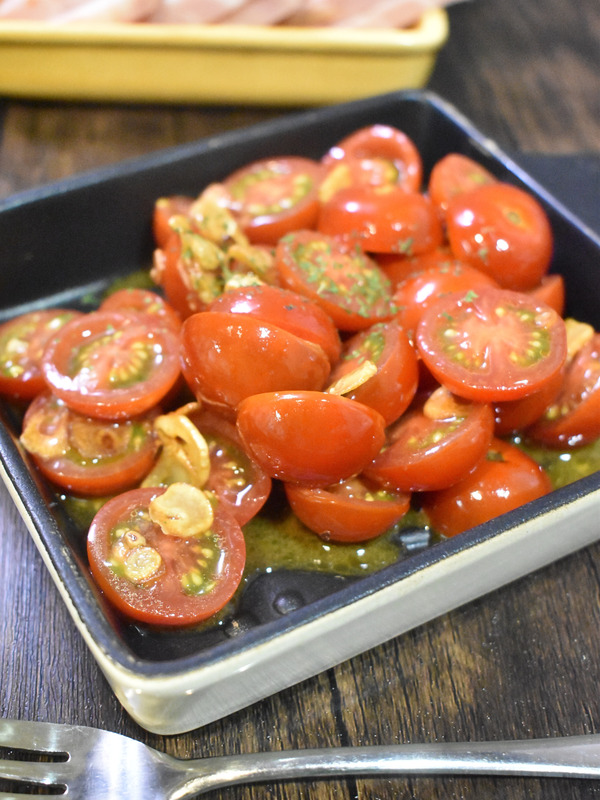 ミニトマトのさっと炒め (2)