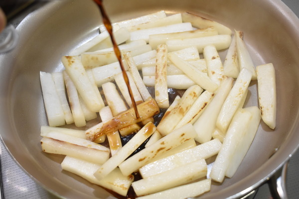 大根のおかか炒め (4)