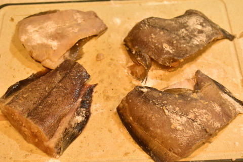 赤カレイの唐揚 (5)