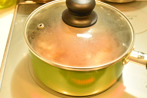 豚肉と車麩のにんにく味噌煮 (5)