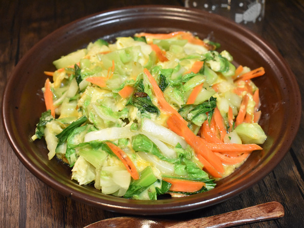 中華風卵丼 (2)