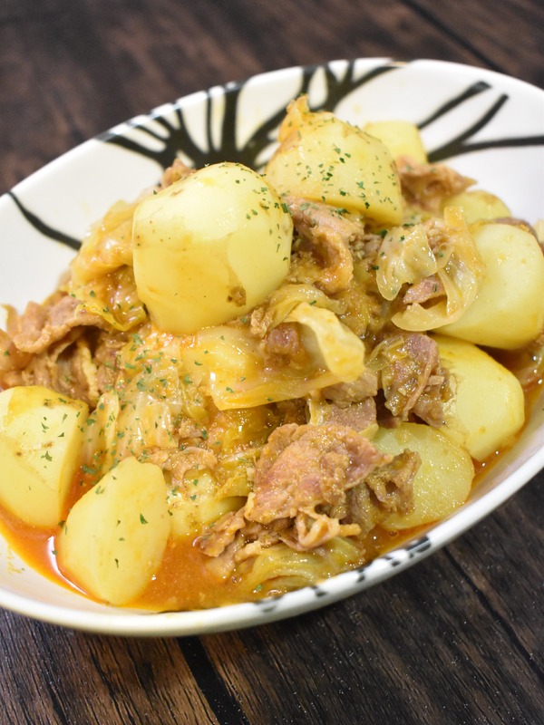 豚肉とじゃがいものケチャップ炒め煮 (8)