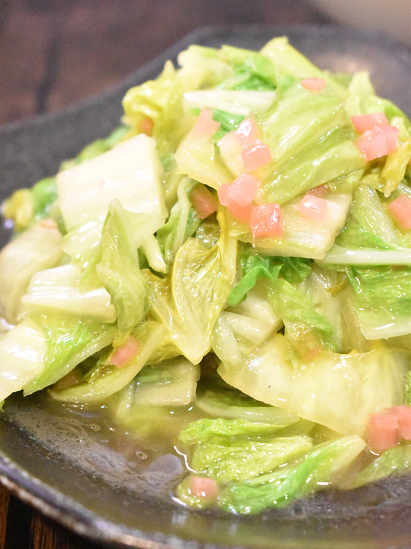 白菜のラード炒め (1)