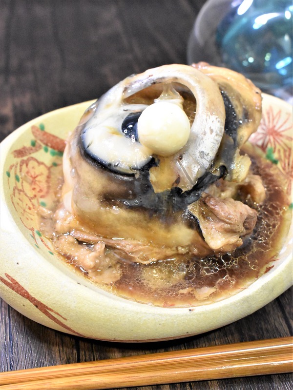 まぐろの目玉の煮付け (2)