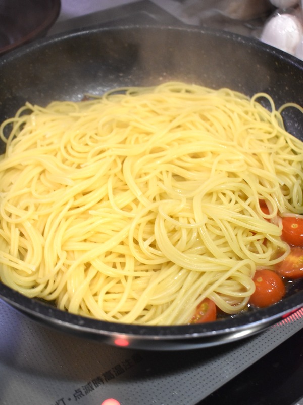 パセリのオイルパスタ (6)