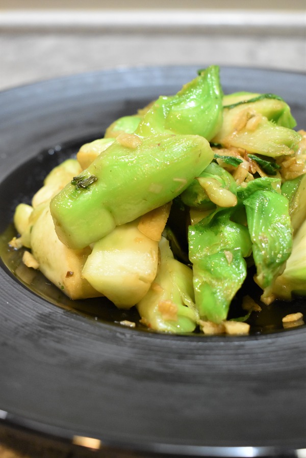 祝蕾のにんにく炒め (1)