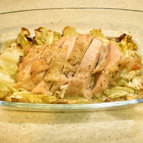鶏むね肉のオーブン焼き (4)