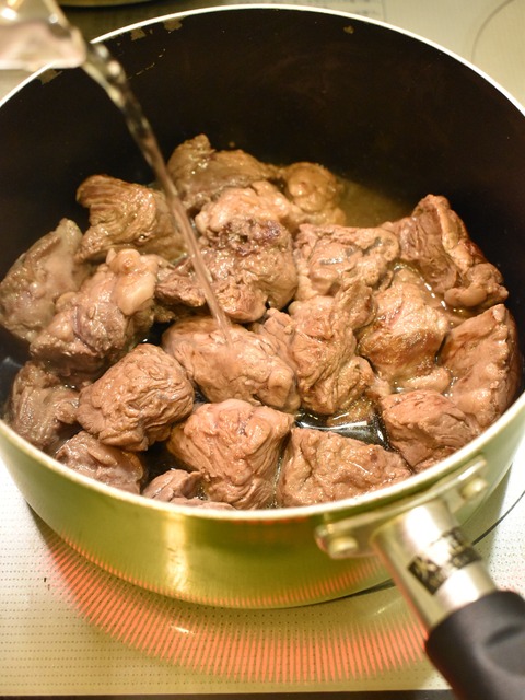 牛肉の酒蒸し (4)