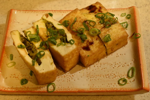 厚揚げの高菜詰め (6)