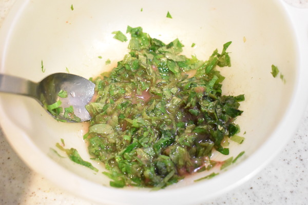 鰯の唐揚梅紫蘇ソース (5)