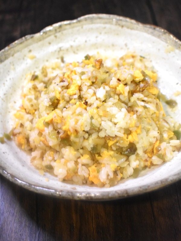 ザーサイにんにく炒飯 (6)